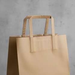 Bolsa Kraft Marrón 45 x 15 x 48 cm con manija (Mod Acuario)