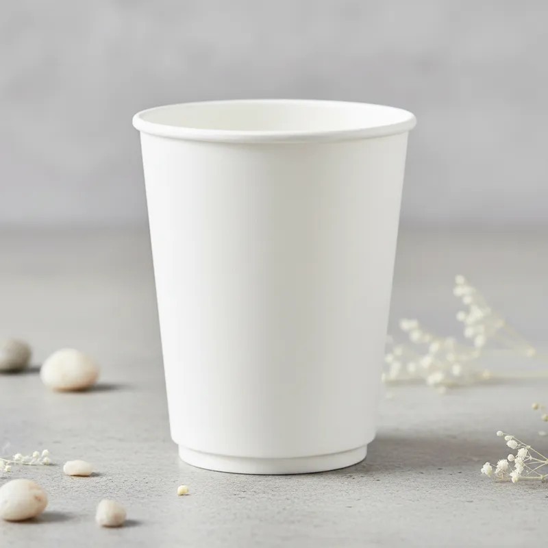 Vaso Polipapel 12 oz Doble Pared Blanco (x 100 unidades)