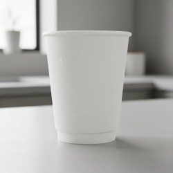 Vaso Polipapel 8 oz Doble Pared Blanco (x 100 unidades)