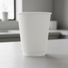 Vaso Polipapel 8 oz Doble Pared Blanco (x 100 unidades)