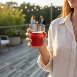 Vaso Plástico MURANO Cristal 360 cc (8,4 x 9,7 cm) x 12 unidades