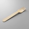 Tenedores de Madera Descartables 14 cm (x 100 unidades)