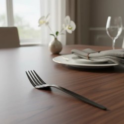 Tenedores Plástico NEGRO Reforzados (x 100 unidades)