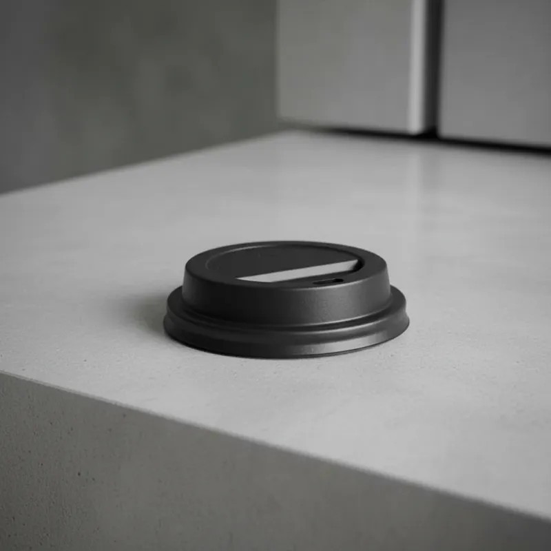 Tapa Duomo Negra Vaso Térmico 180 (x 100 unidades)