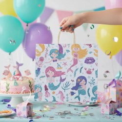 Bolsa Papel *Sirenitas* 32 x 10 x 30 cm c/ manija