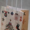 Bolsa Felices Fiestas "Merry Tree" 14 x 8 x 20 cm c/manija
