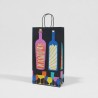 Bolsa para dos botellas "MULTIVINO" 22 x 10 x 42 c/ manija