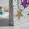 Bolsa Papel *Gold Stars* 32 x 10 x 30 cm con manija