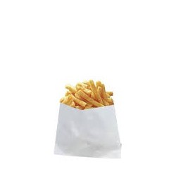 Sobres Blanco p/ Papas Fritas 13 x 10 cm P. Antigrasa (x 1000 unid)
