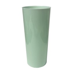 Vaso trago largo PP VERDE PASTEL (pack x 10 unidades)