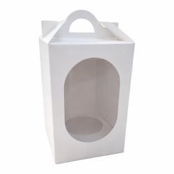 Caja p/ Huevo de Pascua 250 grs c/Visor (10 x 10 h: 15 cm) x 10 unidades