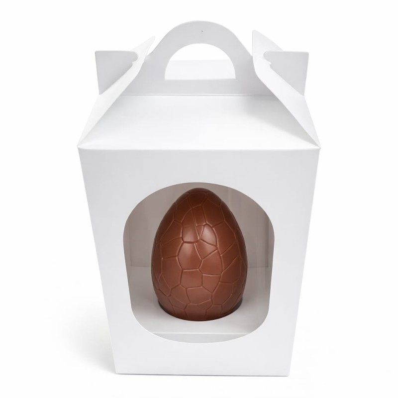 Caja p/ Huevo de Pascua 250 grs c/Visor (10 x 10 h: 15 cm) x 10 unidades