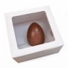 Caja Medio Huevo de Pascua c/ Visor (17 x 17 h: 11 cm) x 10 unidades