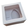 Caja Medio Huevo de Pascua c/ Visor (17 x 17 h: 11 cm) x 10 unidades