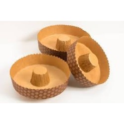 Molde Papel p/ Roscas Diám 22 cm (h: 5 cm) x 100 unidades