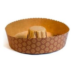 Molde Papel p/ Roscas Diám 22 cm (h: 5 cm) x 100 unidades