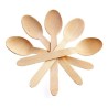 Cucharas de Madera Descartables IBERIA (caja x 100 unidades)