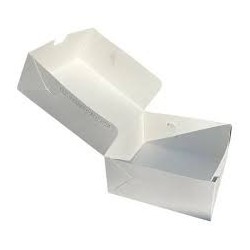 Caja Torta Blanca c/Tapa Adherida 25 x 25 x 15 cm (x 10 unid)