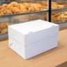 Caja Burger/Pasteleria Cartulina Blanca 21 x 13 x 11 cm (x 50 un)