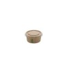 Tapa Cristal Pote Aderezos 15-30 cc Negro / Bamboo (x 100 unid)