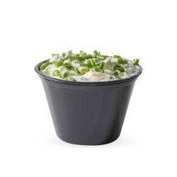 Pote Plástico Negro 160 cc Darnel (x 100 unidades)