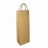 Bolsa para Botella Marrón 14 x 8 x 40 cm con manija (Mod Luna)