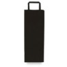 Bolsa para Botella Negra 14 x 8 x 35 cm con manija (Mod Luna)
