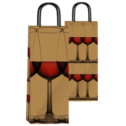 Bolsa para Botella *COPAS* 14 x 8 x 40 cm con manija