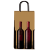 Bolsa para Dos Botellas *WINE* 22 x 10 x 42 cm con manija