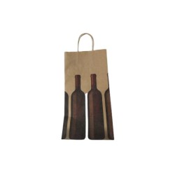 Bolsa para Dos Botellas *BOTELLA* 22 x 8 x 40 cm con manija