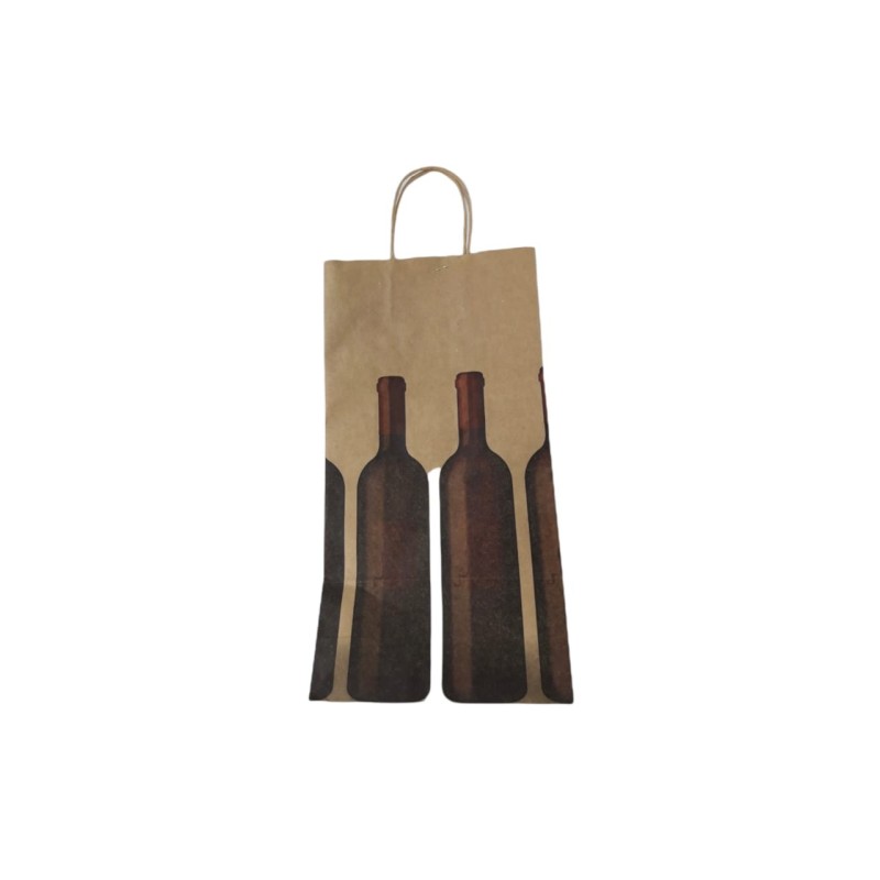 Bolsa para Dos Botellas *BOTELLA* 22 x 8 x 40 cm con manija