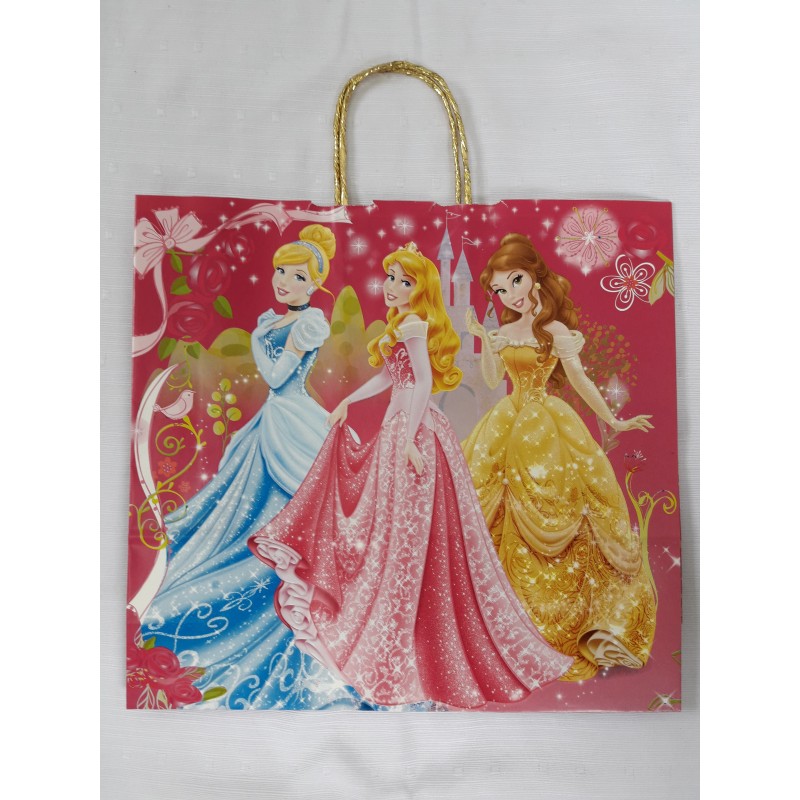 Bolsa Papel *Princesas* 32 x 10 x 30 cm con manija