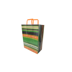Bolsa Papel *Latin Verde* 22 x 10 x 30 cm con manija
