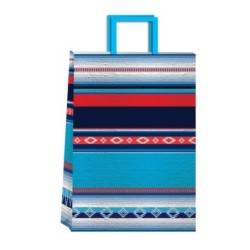 Bolsa Papel *Latin Azul* 30 x 12 x 41 cm con manija