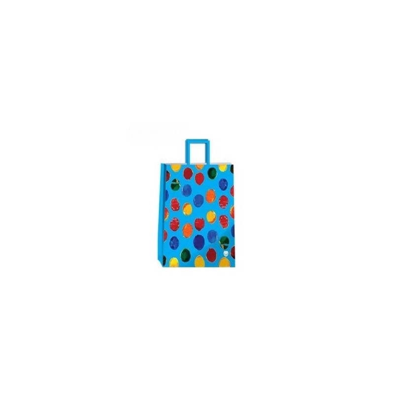 Bolsa Papel *Fanpack Blue* 30 x 12 x 32 cm con manija