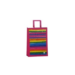 Bolsa Papel *Fanpack Pink* 31 x 11 x 33 cm con manija