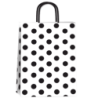 Bolsa Papel *Lunares Negros* 22 x 10 x 30 cm con manija
