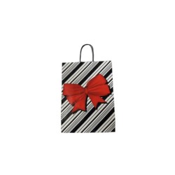 Bolsa Papel *Moños* 22 x 10 x 30 cm con manija