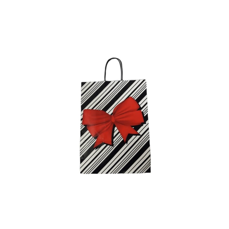 Bolsa Papel *Moños* 22 x 10 x 30 cm con manija