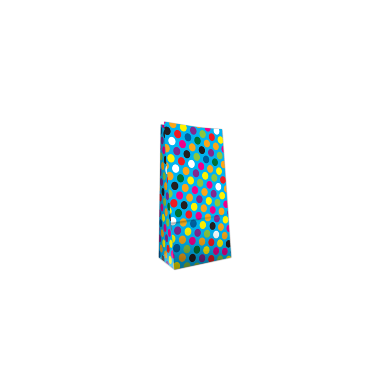 Sobre con Fuelle 14 x 8 x 26 Blue Dots (x 10 unidades)