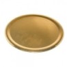 Bandeja Cartón Dorado Nro 15 (diám 36 cm) x 10 unidades