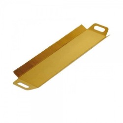 Bandeja Cartón ORO/PLATA con Asas (12 x 30 cm) x 10 unidades