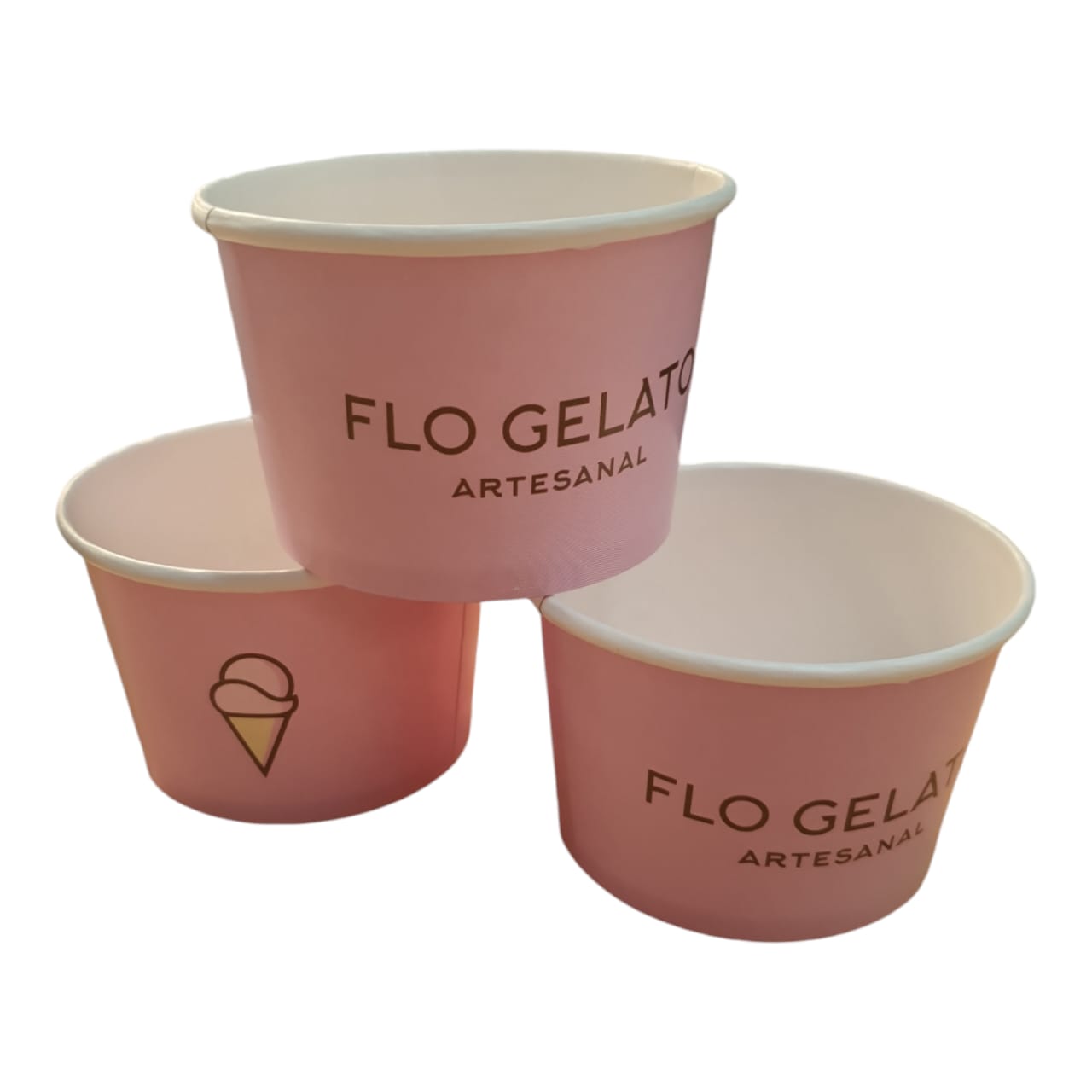 Envase para helado impreso